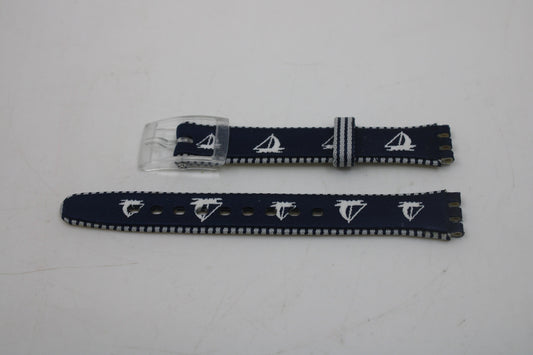 Vintage Swatch Strap, 'Nautical Miss' LK251, 12mm, Ladies, New Old Stock