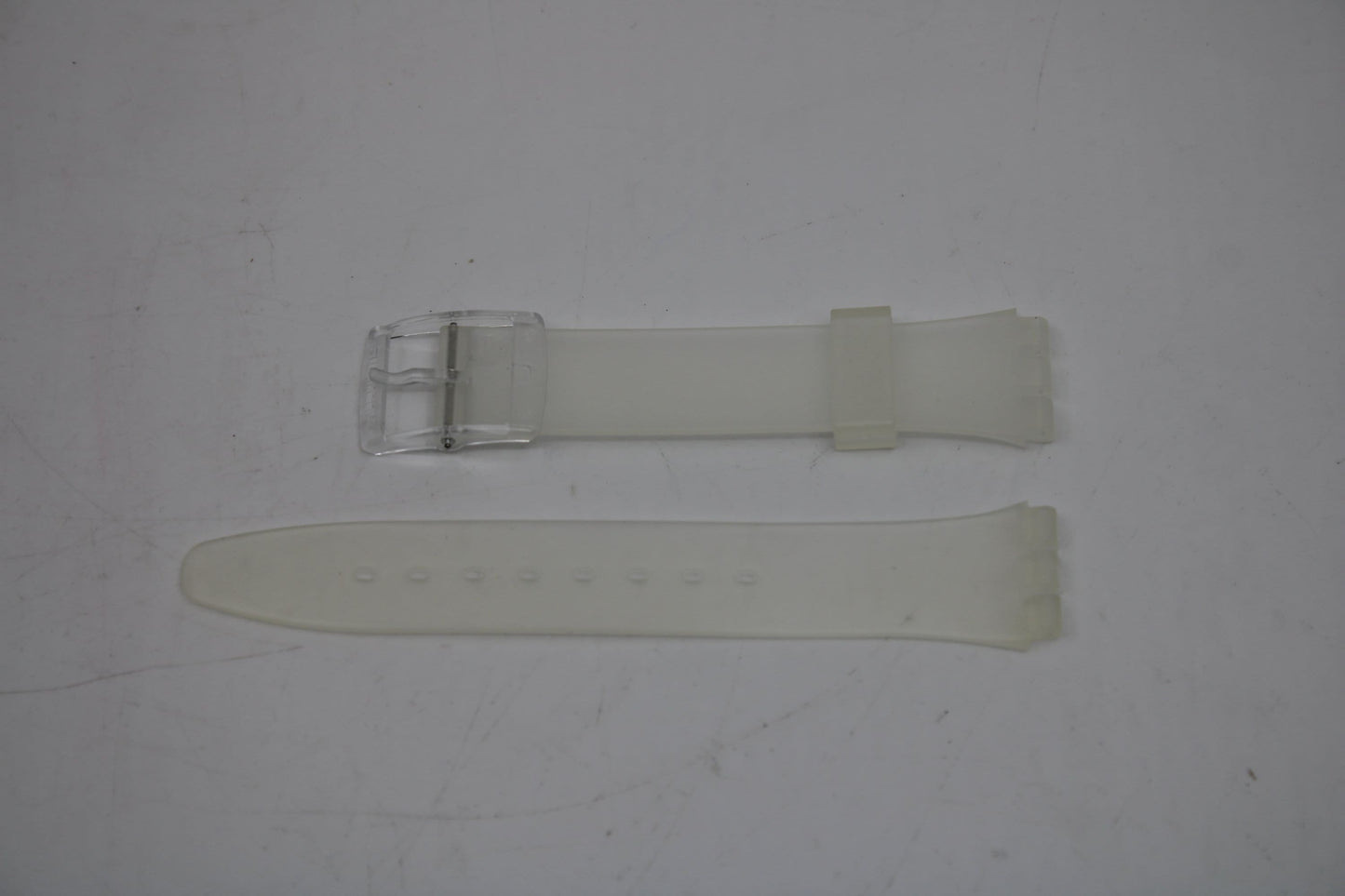 Vintage Translucent Swatch Strap, GE107, 17mm, Gents, New Old Stock, never used