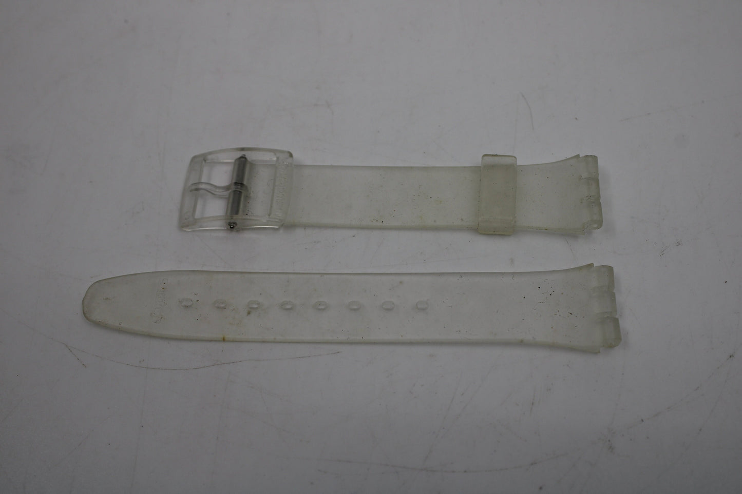 Vintage Swatch Strap, 'Snowcovered', GK733, 17mm, Gents, New Old Stock