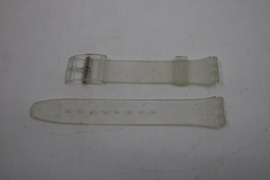 Vintage Swatch Strap, 'Snowcovered', GK733, 17mm, Gents, New Old Stock