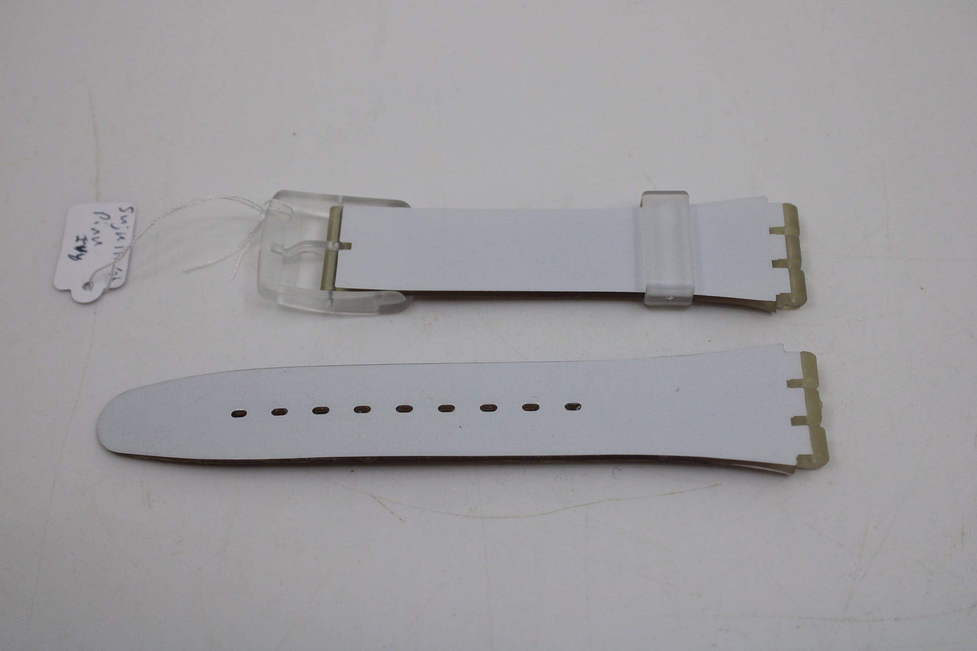 Vintage Swatch 'Jelly in Jelly' Strap, 'Pink Ivy', SUJK111, 19mm, NEW OLD STOCK, Never Used