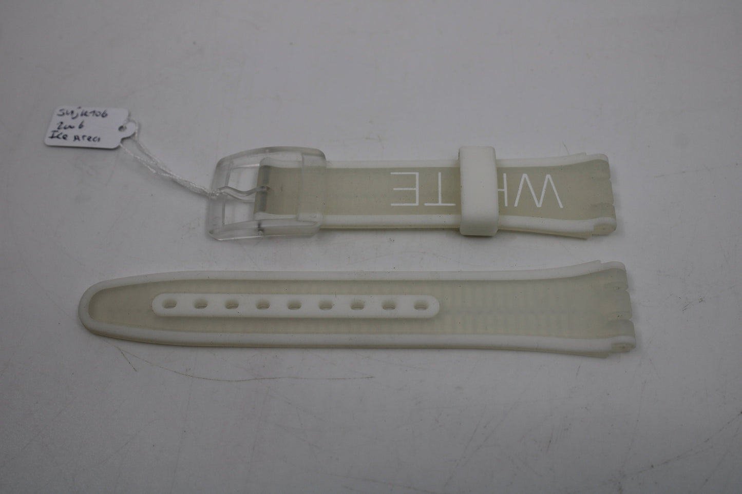 Vintage Swatch 'Jelly in Jelly' Strap, 'Ice Area', SUJK106, 19mm, NEW OLD STOCK, Never Used
