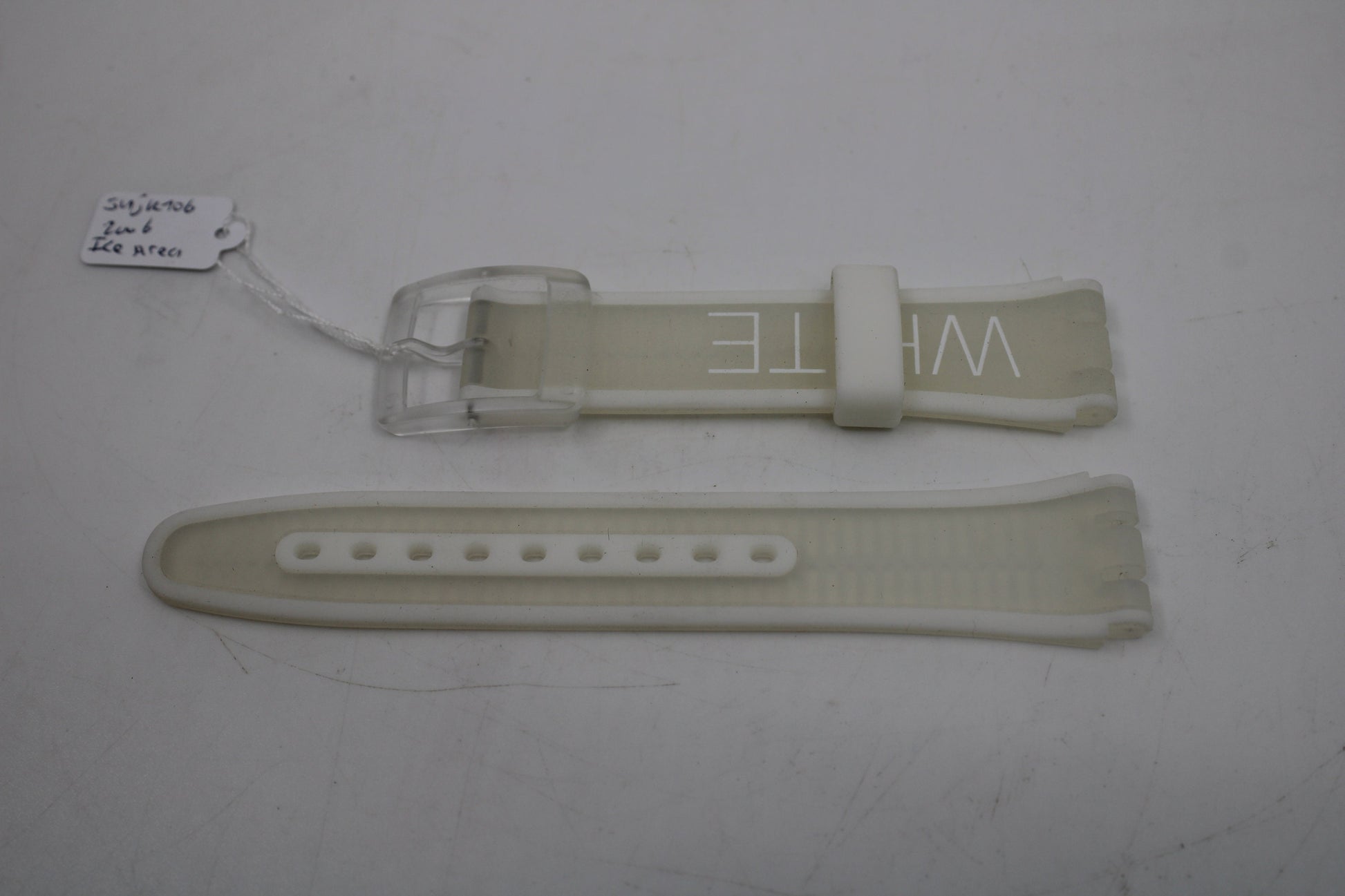 Vintage Swatch 'Jelly in Jelly' Strap, 'Ice Area', SUJK106, 19mm, NEW OLD STOCK, Never Used