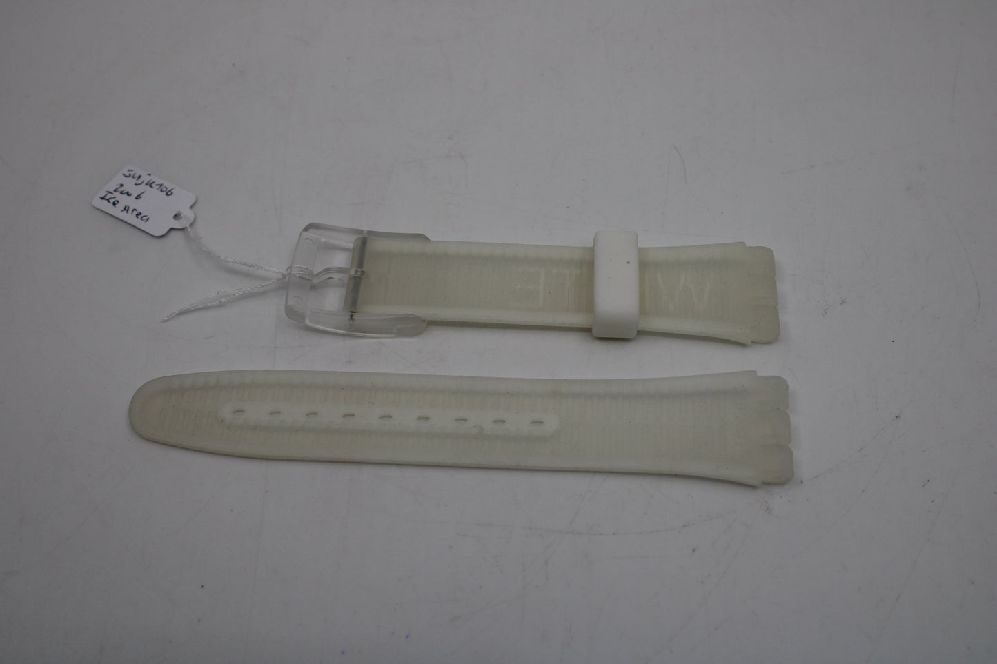 Vintage Swatch 'Jelly in Jelly' Strap, 'Ice Area', SUJK106, 19mm, NEW OLD STOCK, Never Used
