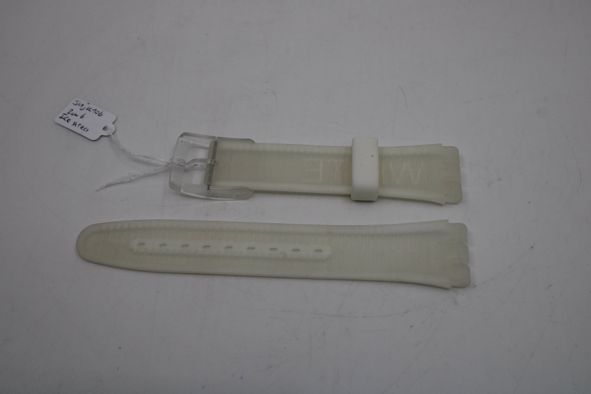 Vintage Swatch 'Jelly in Jelly' Strap, 'Ice Area', SUJK106, 19mm, NEW OLD STOCK, Never Used
