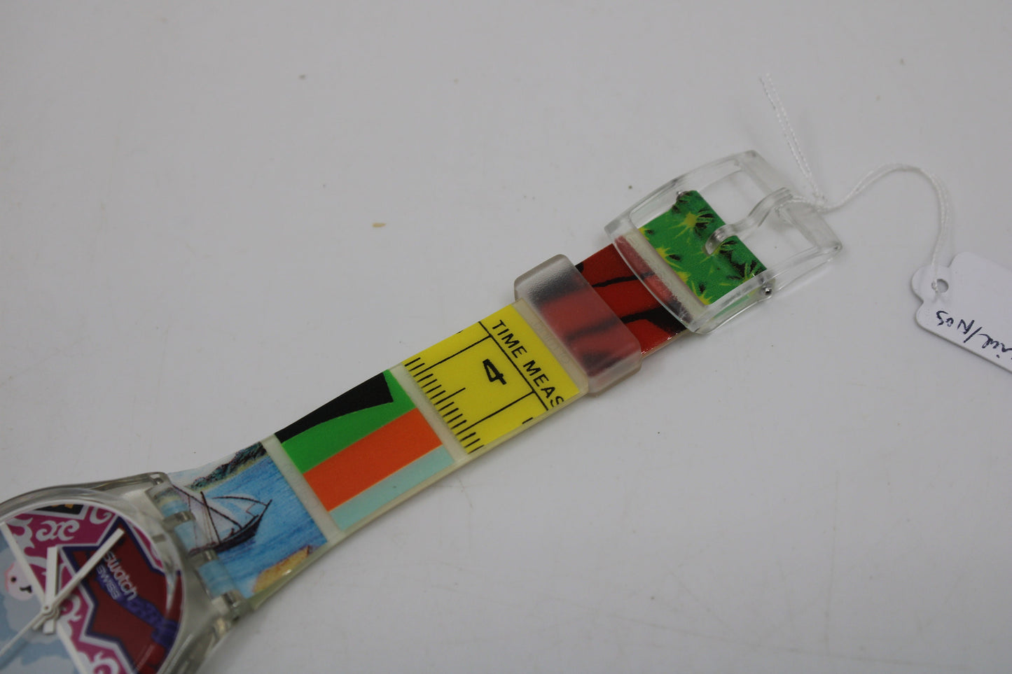 NEW OLD STOCK 2002 Vintage Gents Swatch 'Lots of Swatch' GZ177, working 100% with the original strap