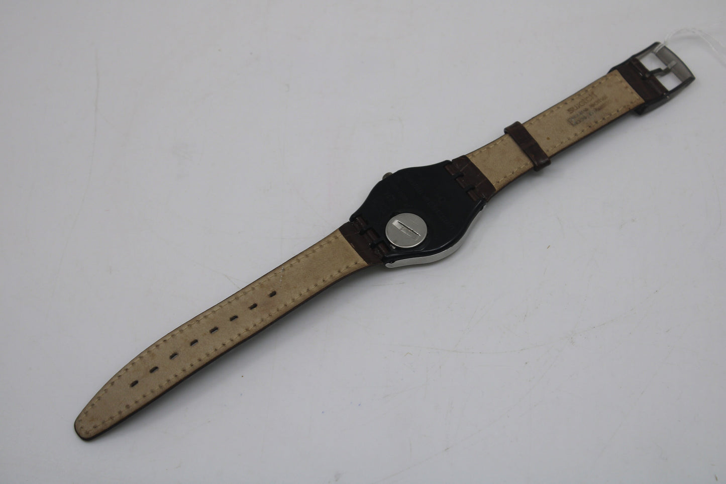 1989, Vintage Gents Swatch, 'Day Off' GY400, VERY Good, Used Condition, working 100%, NON-original Swatch strap