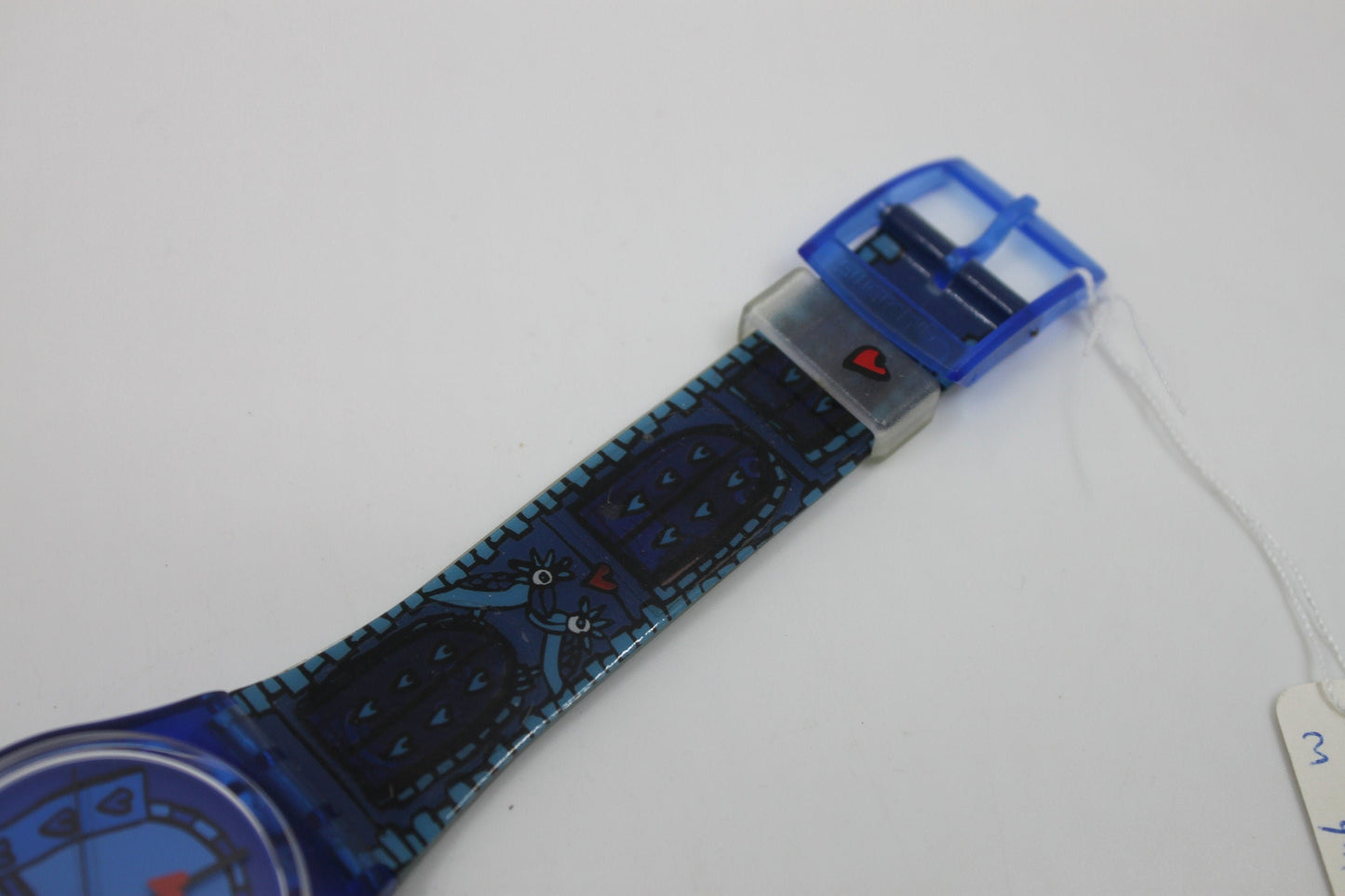 2001 Vintage Gents Swatch 'Amour Total' GN196, NEW OLD STOCK, Never Worn, working 100% with original strap