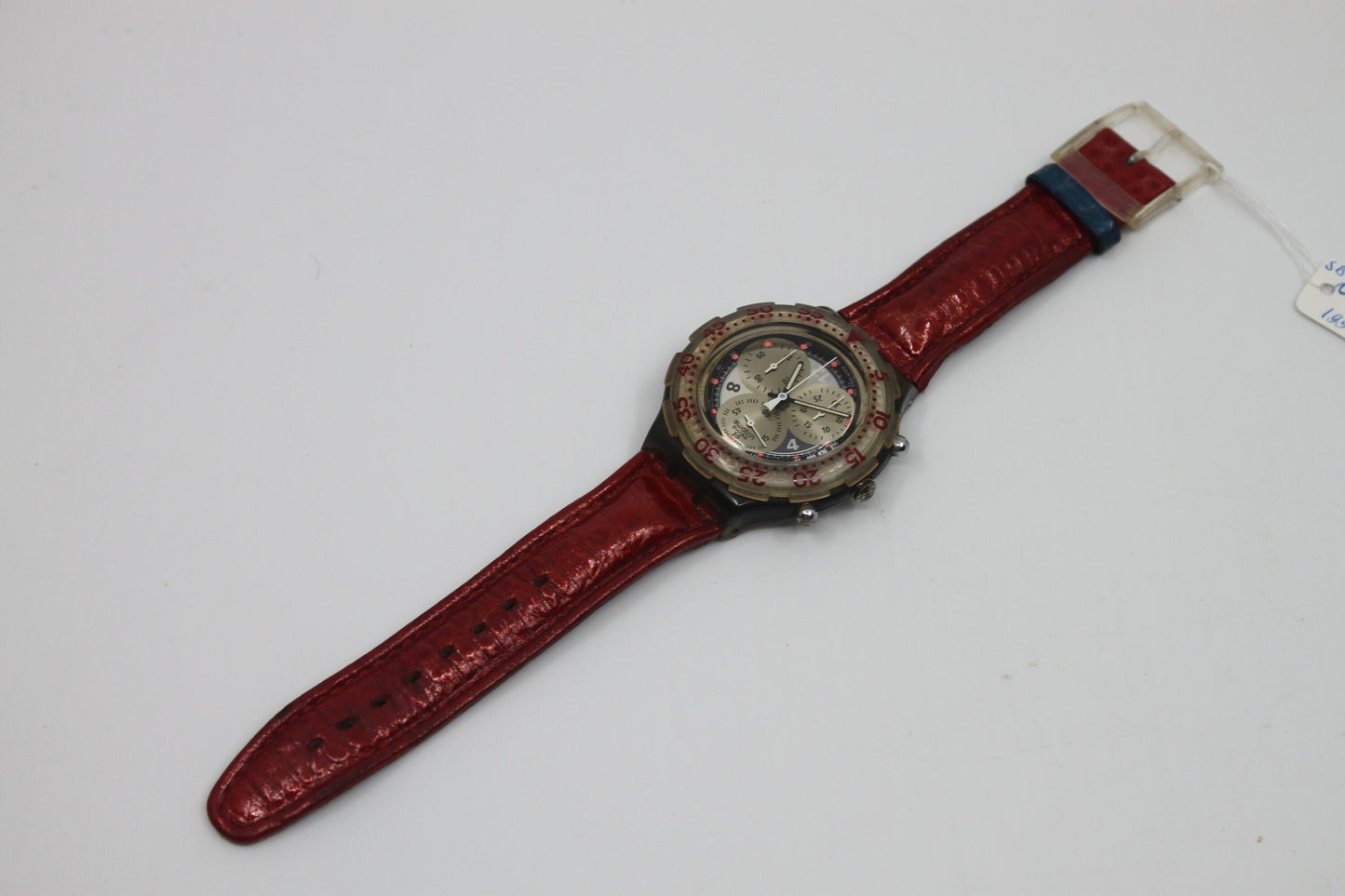 1996 Vintage Swatch Aqua-Chrono Scuba 'Onda Nera' SBM103, nice condition, working 100%