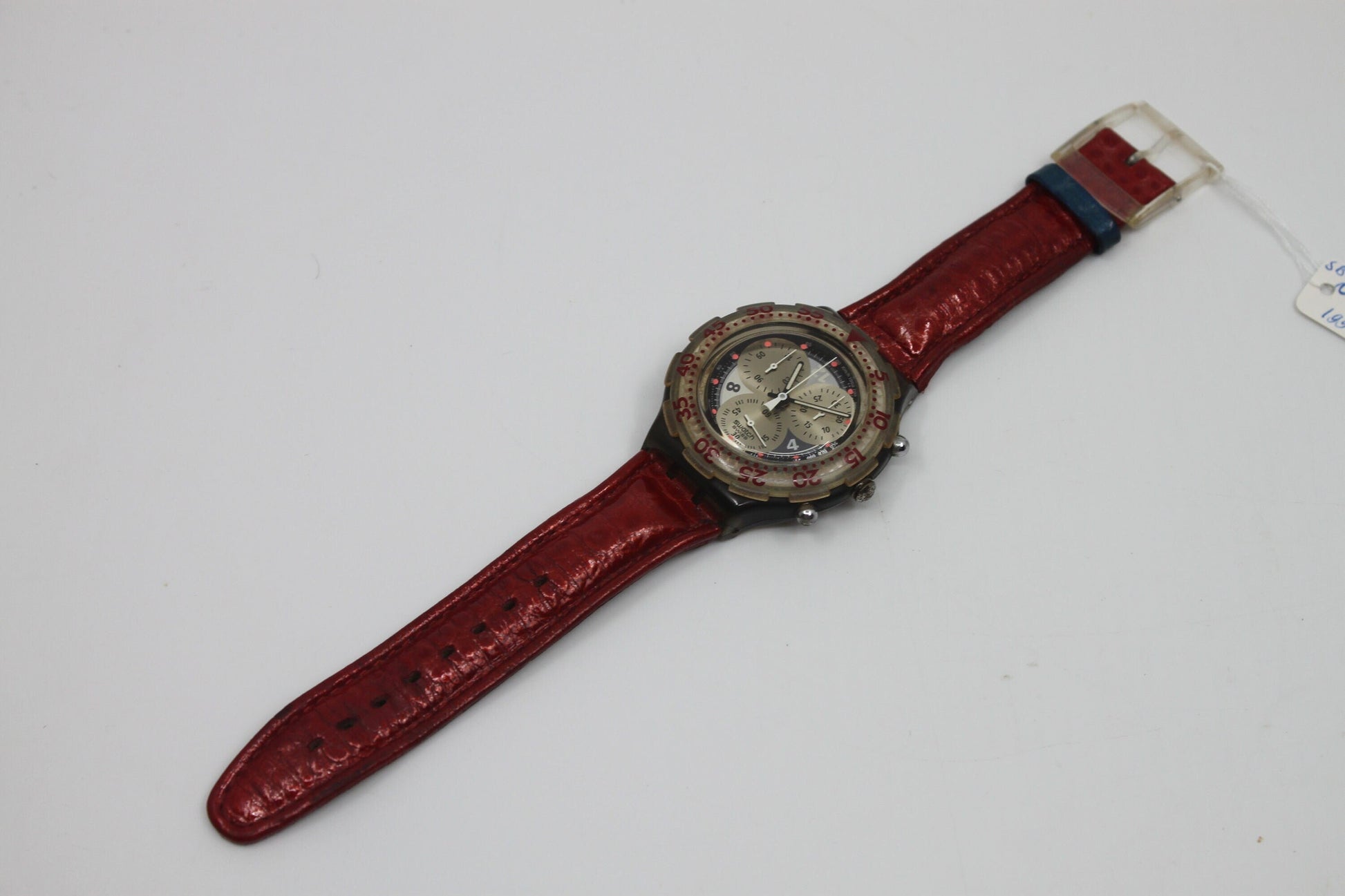 1996 Vintage Swatch Aqua-Chrono Scuba 'Onda Nera' SBM103, nice condition, working 100%