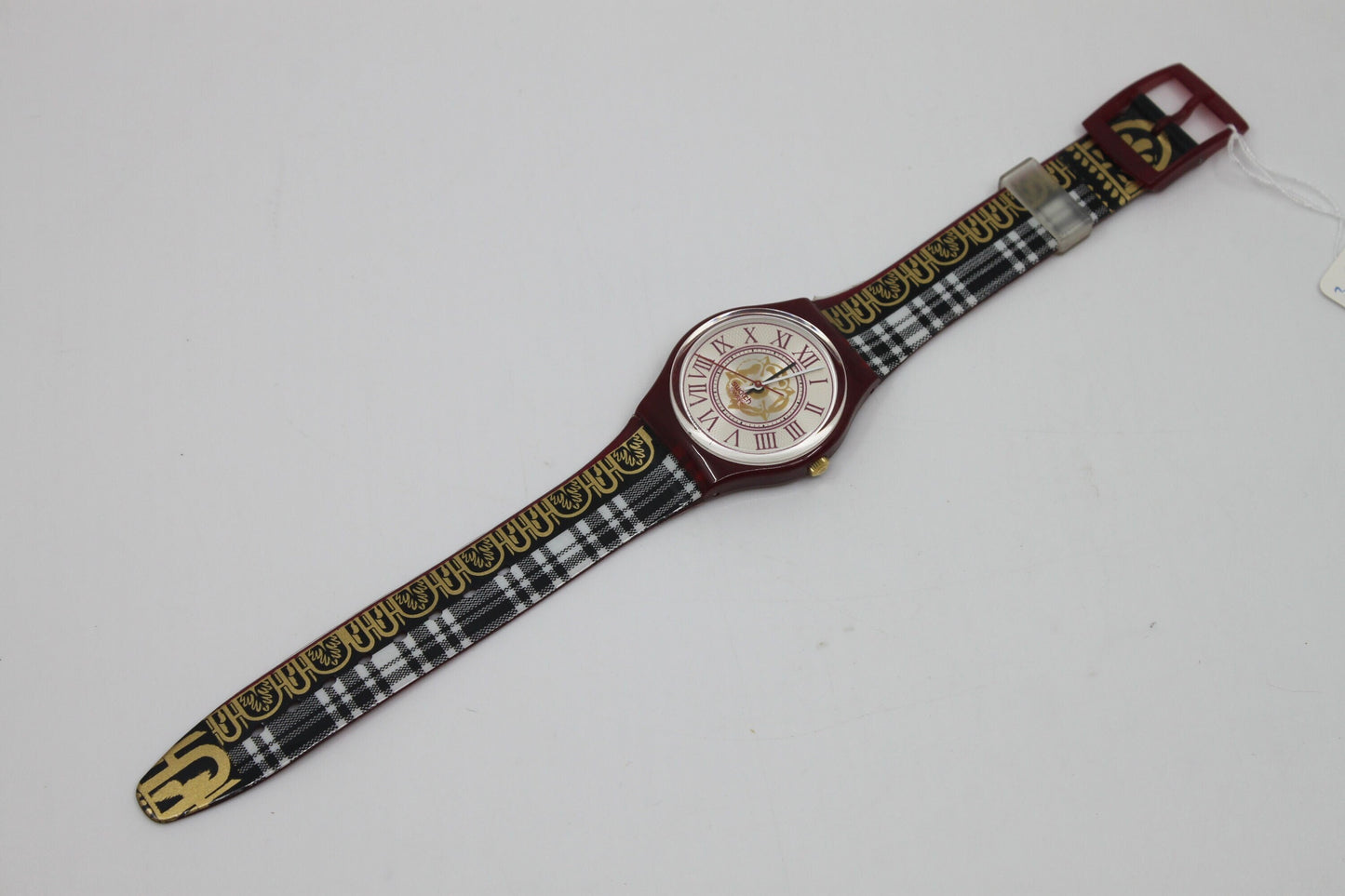 1995 Vintage Gents Swatch 'Mr. Watson' GR128, NEW OLD STOCK, Never Worn, working 100% with original strap