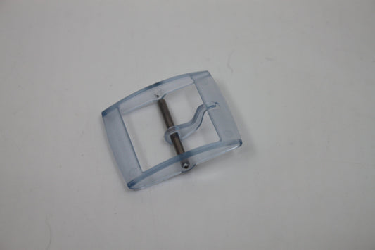 1990s, Vintage Original Swatch Buckle + Pin Set, for Aqua Chrono (and others?), Translucent Blue