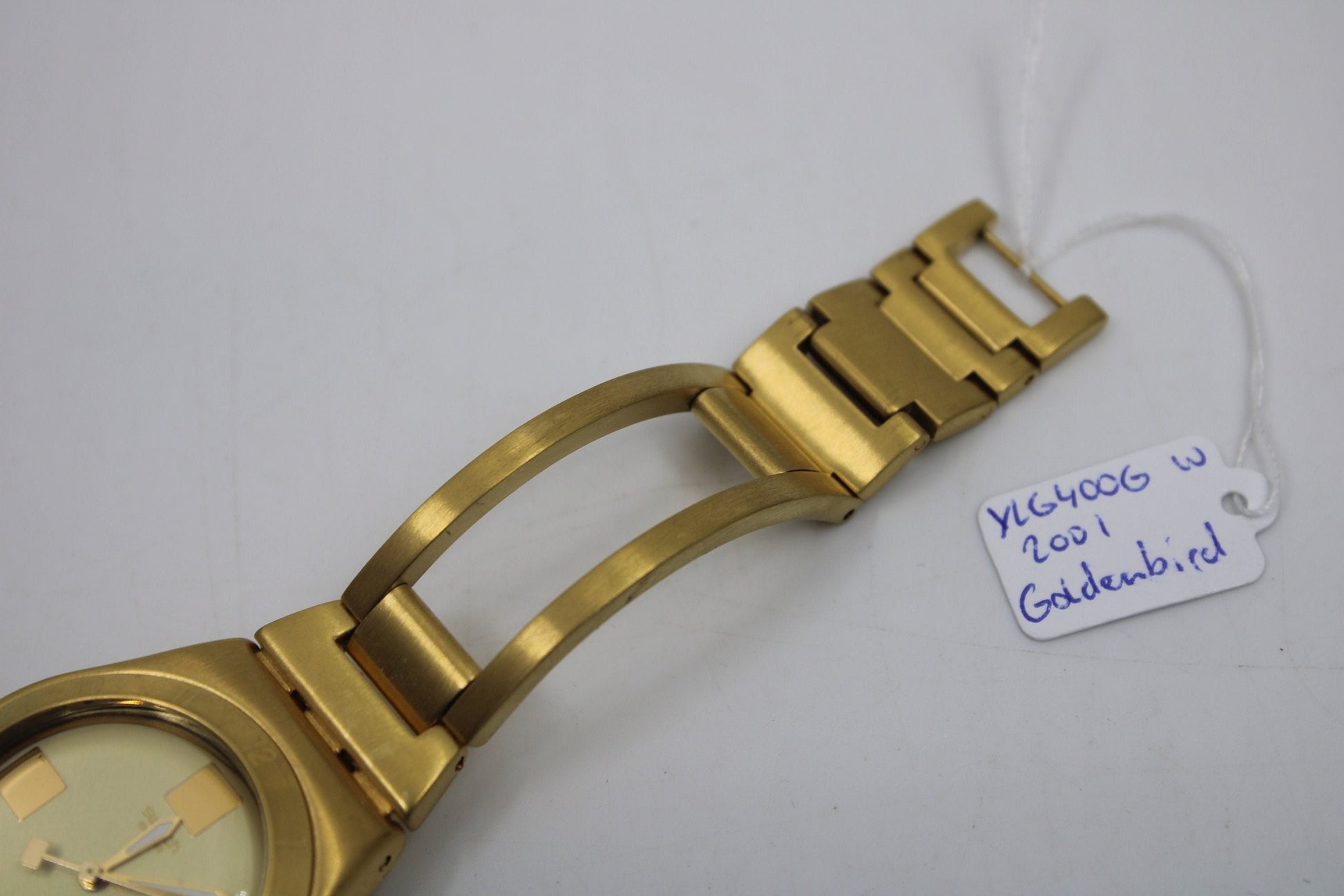 2001, Swatch Irony, 'Goldenbird' YLG400G, Original Box, NEW OLD STOCK, Never Worn, Working 100%