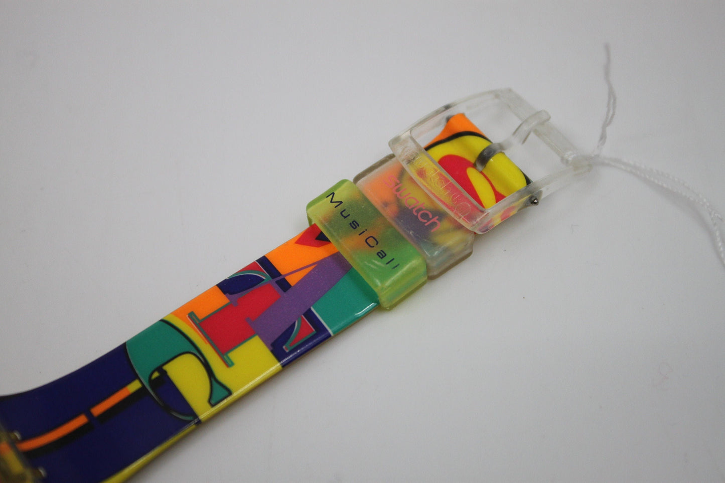 1994 'Boogie Mood' NEW OLD STOCK,vintage gents Musicall Swatch SLK104, perfect condition, working 100%, Cracked Strap