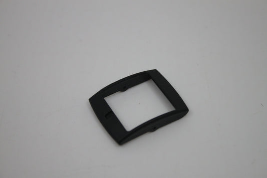 1990s, Vintage Original Swatch Buckle ONLY, for NEW GENTS, Translucent Solid Black, Inside width 20mm
