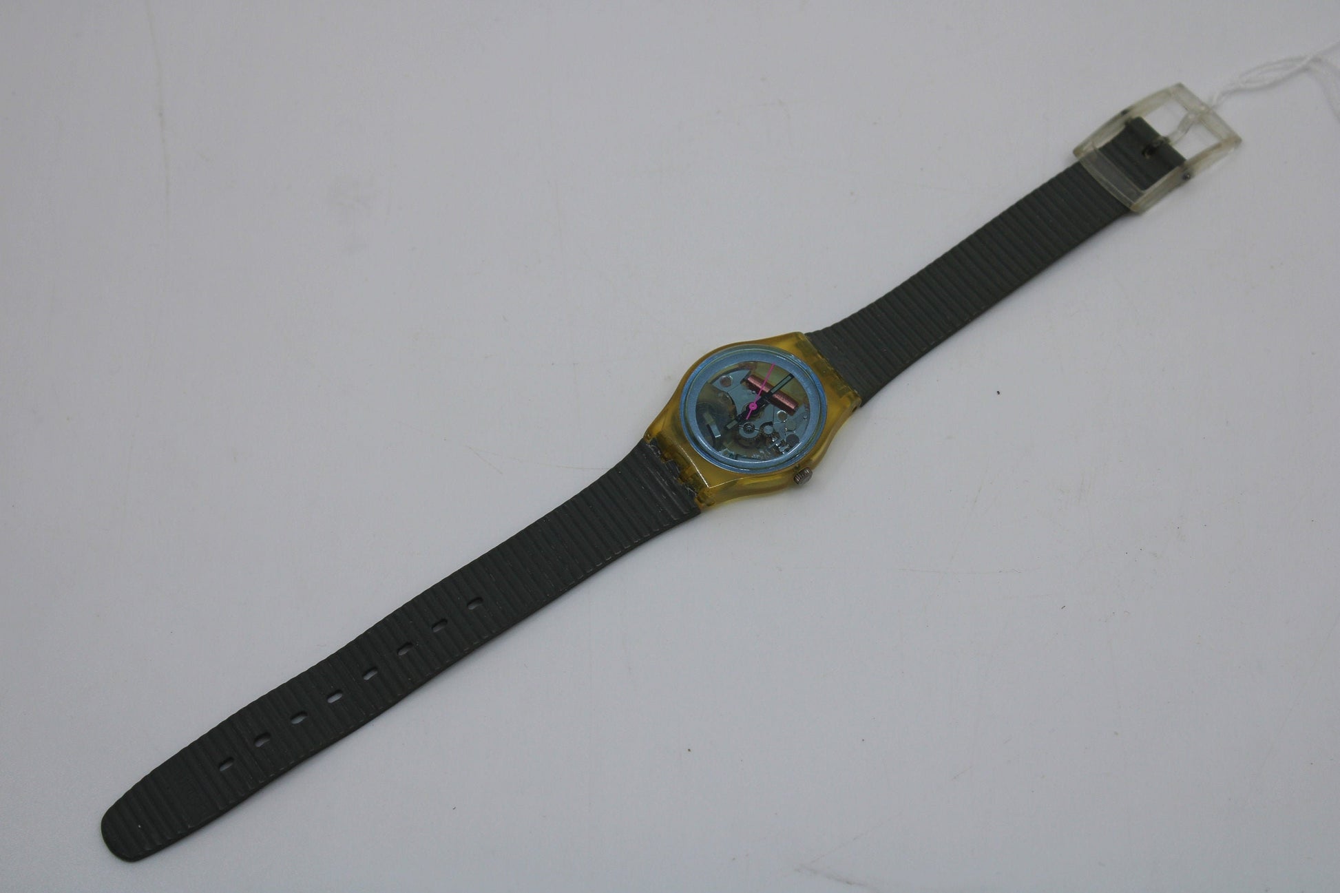 1987 'Blue Bay' Vintage ladies Swatch, LK106, NO box, USED condition, working 100%