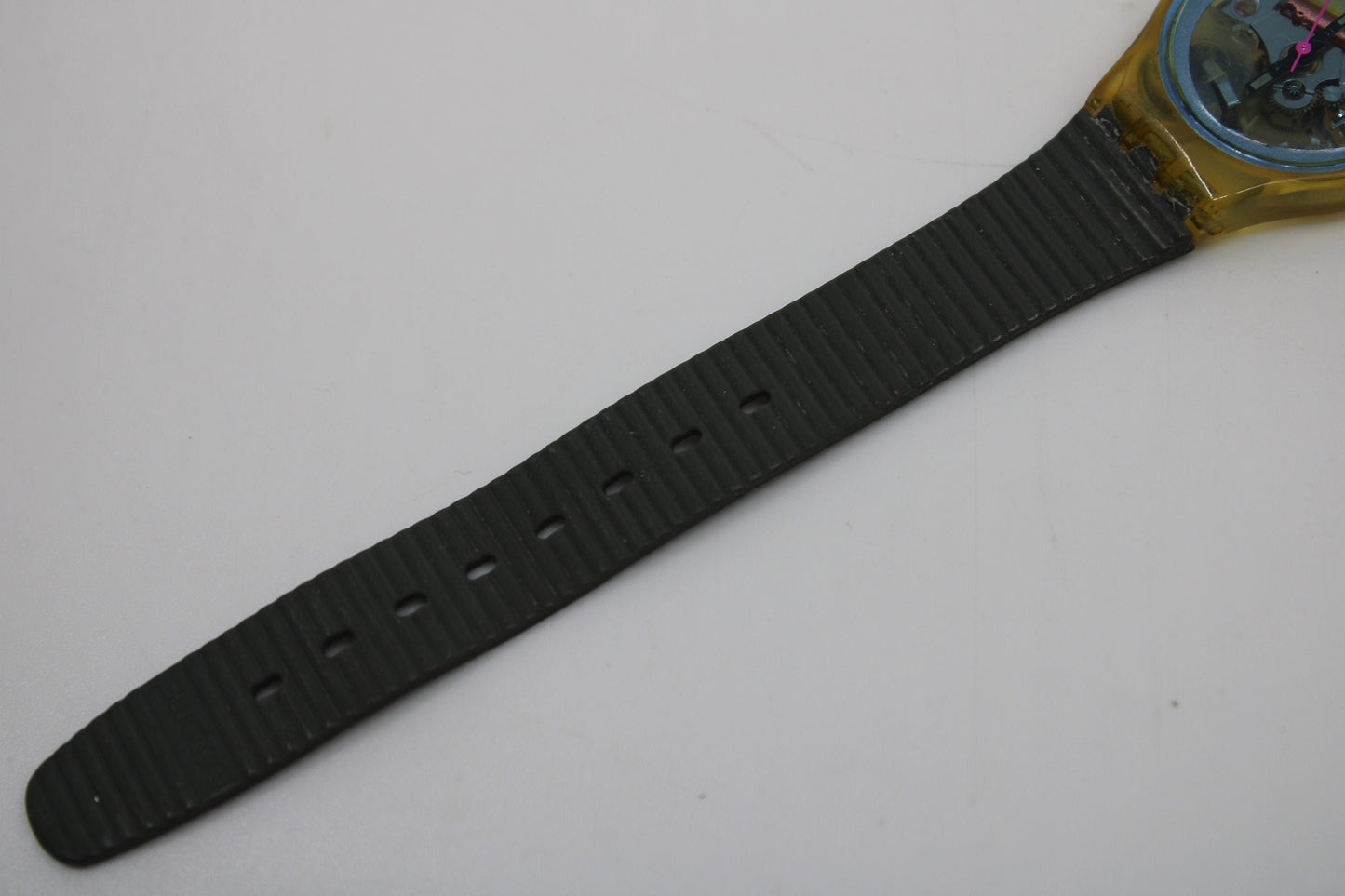 1987 'Blue Bay' Vintage ladies Swatch, LK106, NO box, USED condition, working 100%