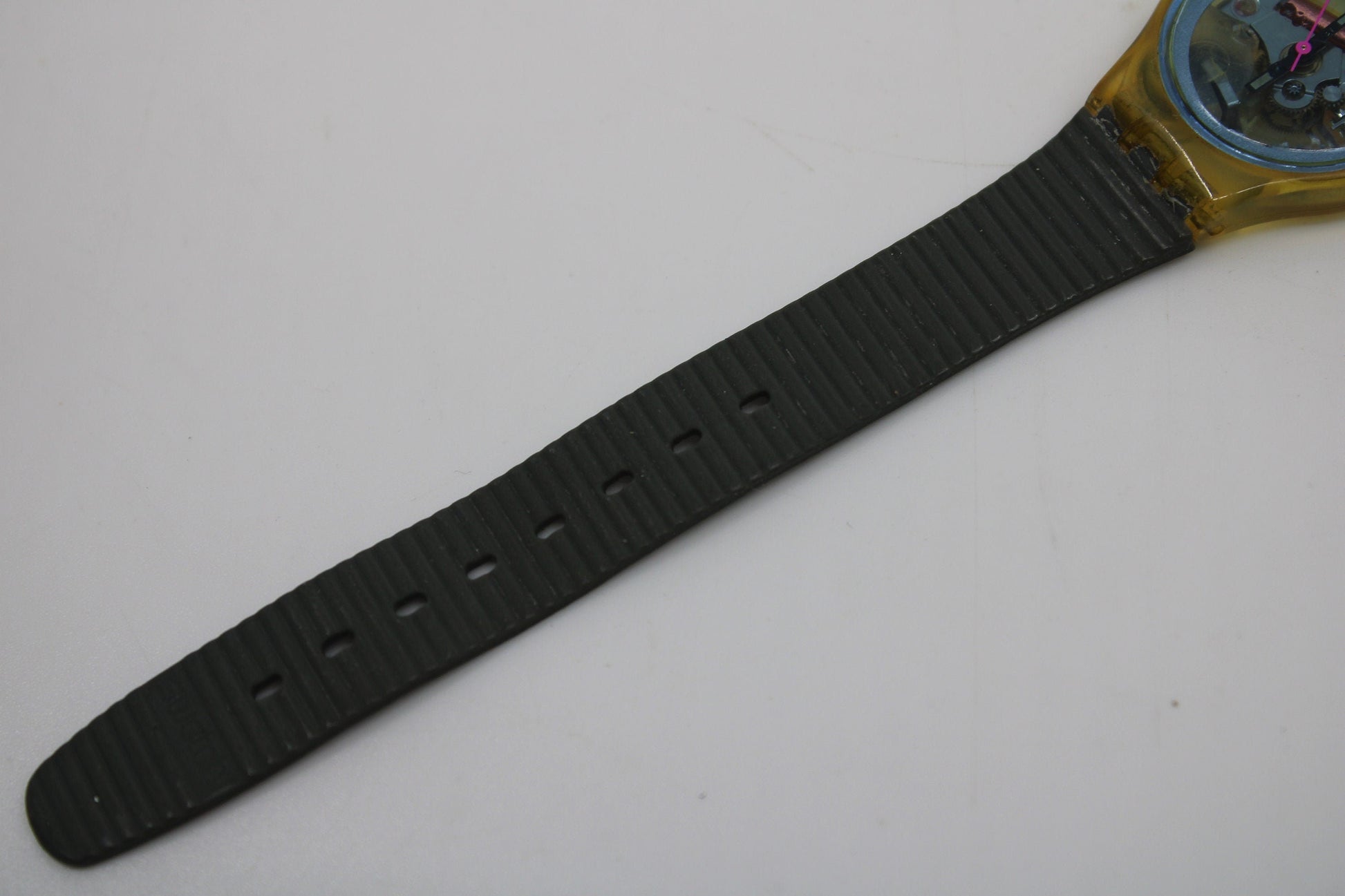 1987 'Blue Bay' Vintage ladies Swatch, LK106, NO box, USED condition, working 100%