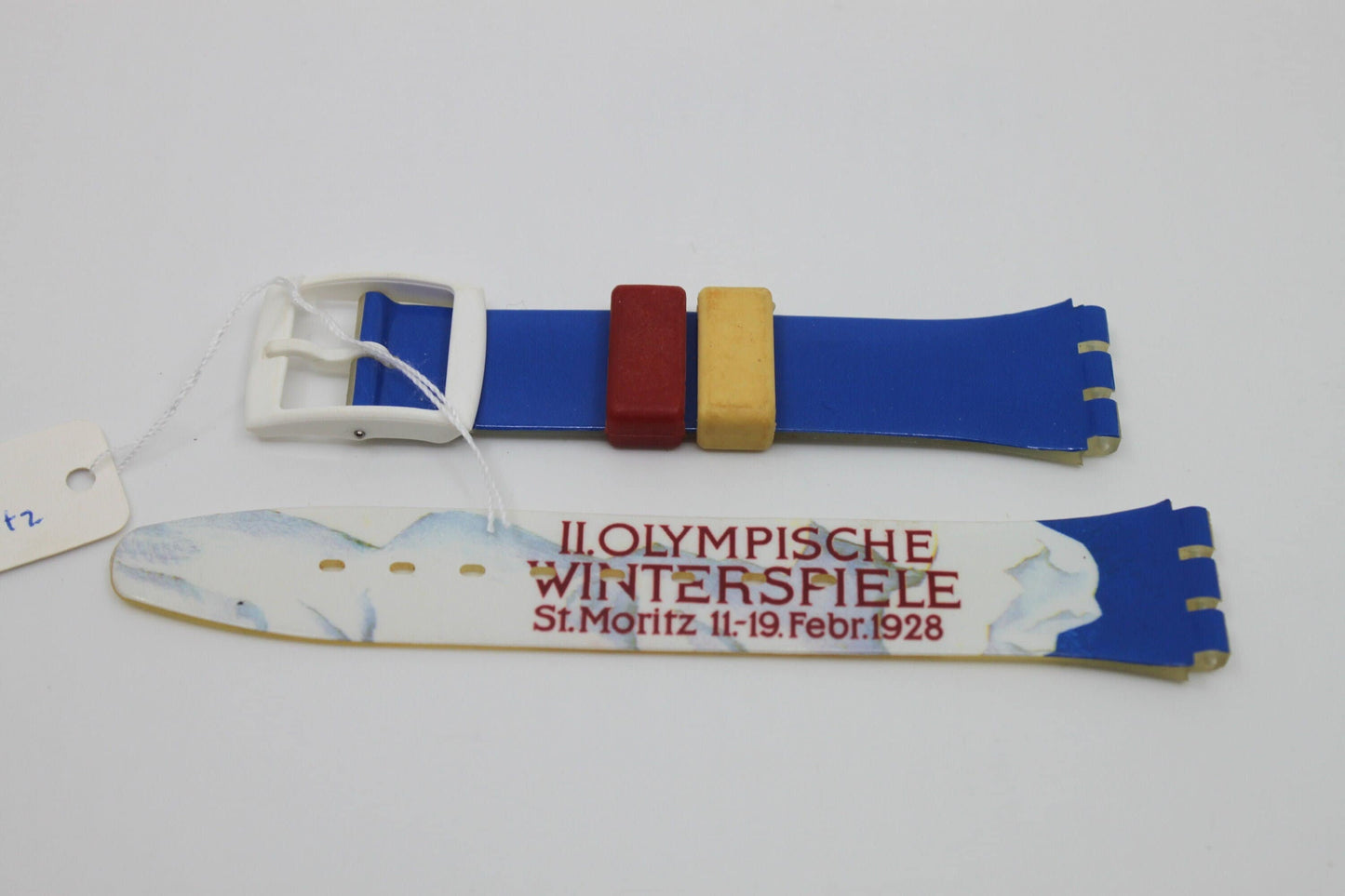 1994, Vintage Olympic Swatch Strap, 'St. Moritz', GZ134, 17mm, Gents, New Old Stock
