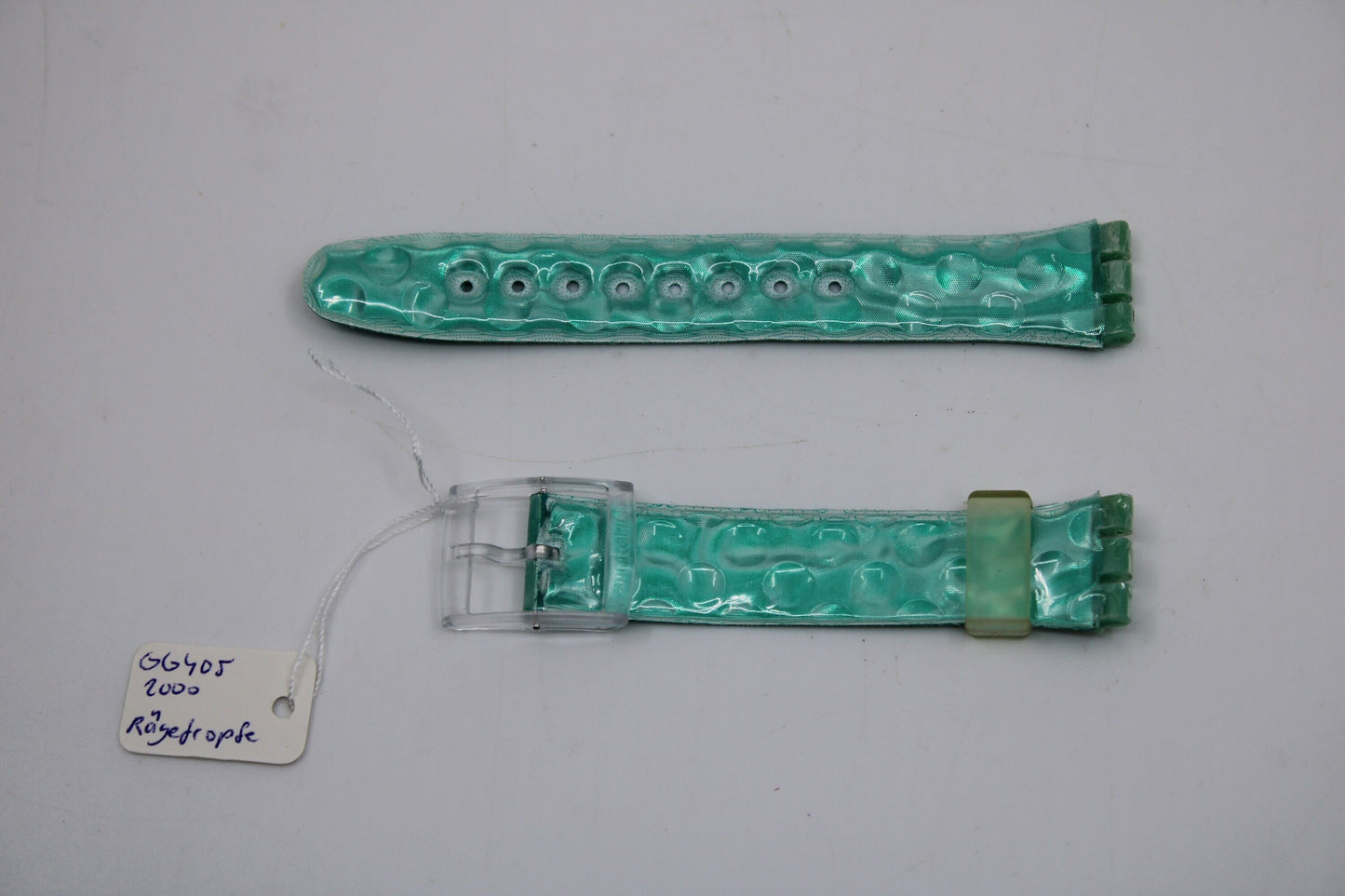 2000, Vintage Swatch Strap, 'Raegetropfe', GG405, 17mm, Gents, New Old Stock
