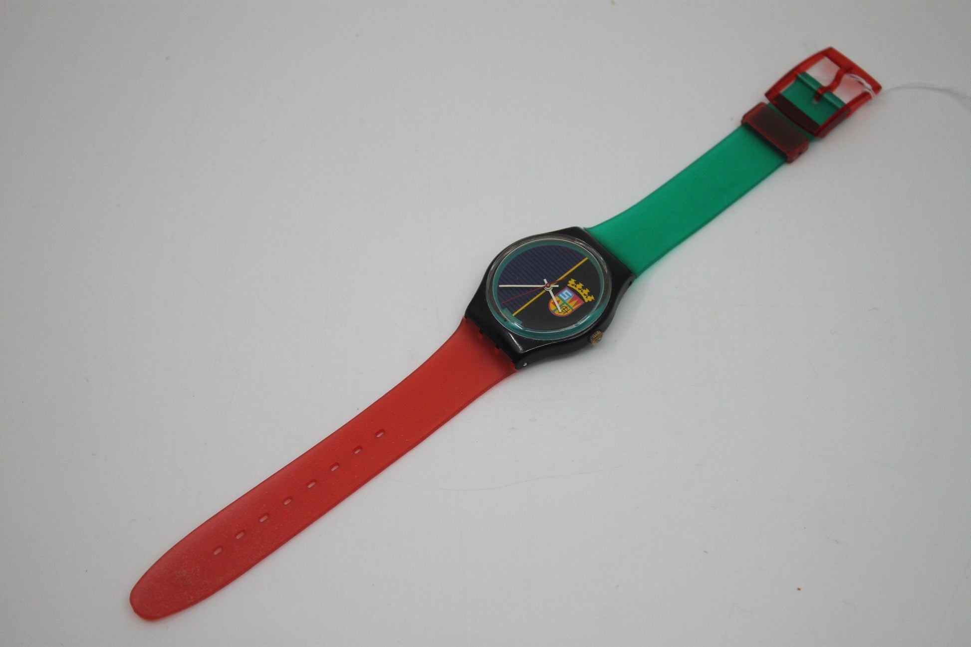 1986 Vintage Gents Swatch, 'Sir Swatch', GB111, VERY GOOD Condition, working 100% nice early vintage Swatch watch