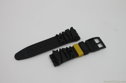 1996, Vintage Swatch Strap, 'Truck Driver , SBB103, Aquachrono, New Old Stock