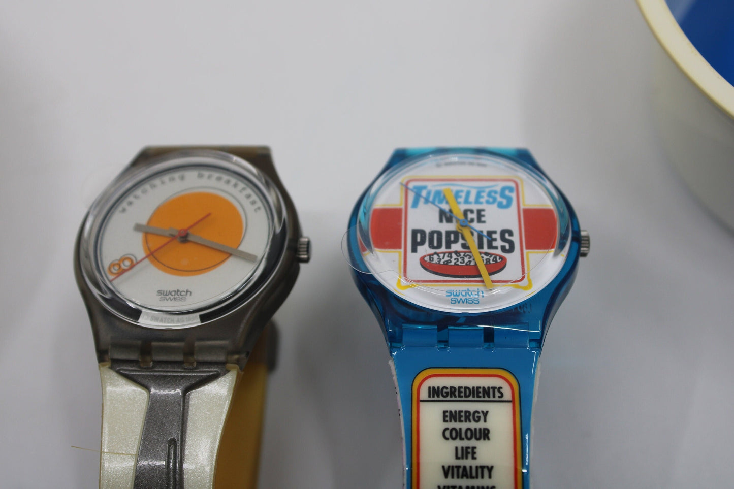 NEW OLD STOCK 1995 Swatch Breakfast Set, GZS13, Sunny Side Up GM135 and Good Morning GN156