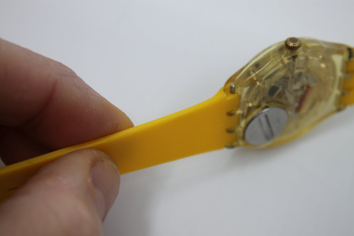 1996 Vintage Gents Swatch 'Sebastian Coe' GZ149, in good but used condition, working 100% with a NON-original strap