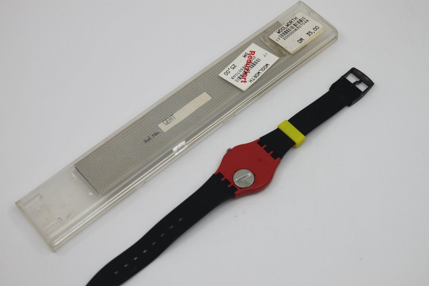 1993 Vintage Swatch watch 'Dot Chair', GR115, working 100% New Old Stock, Unworn, with original strap AND box
