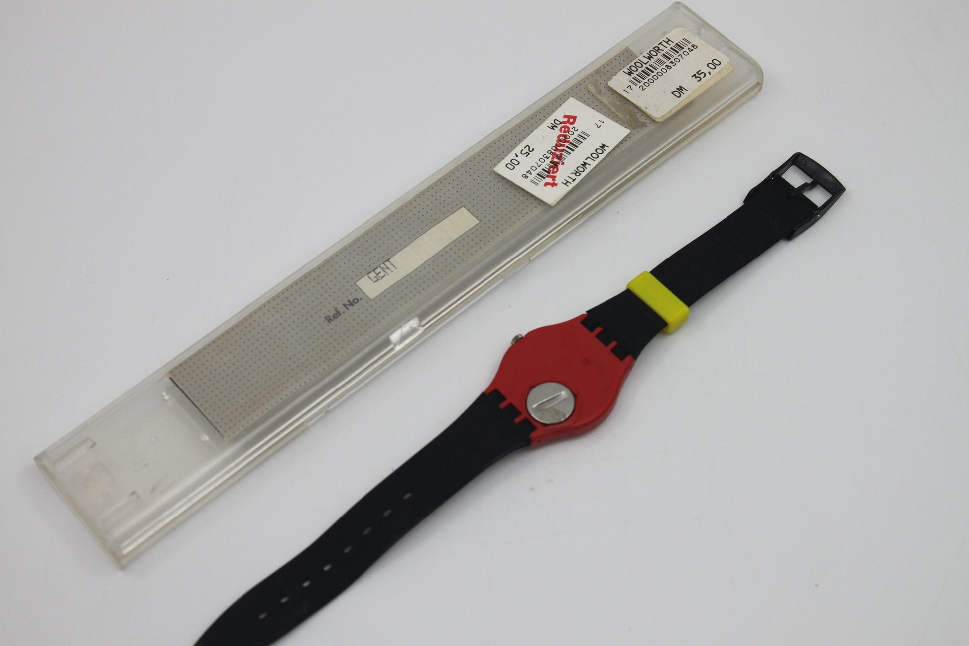 1993 Vintage Swatch watch 'Dot Chair', GR115, working 100% New Old Stock, Unworn, with original strap AND box