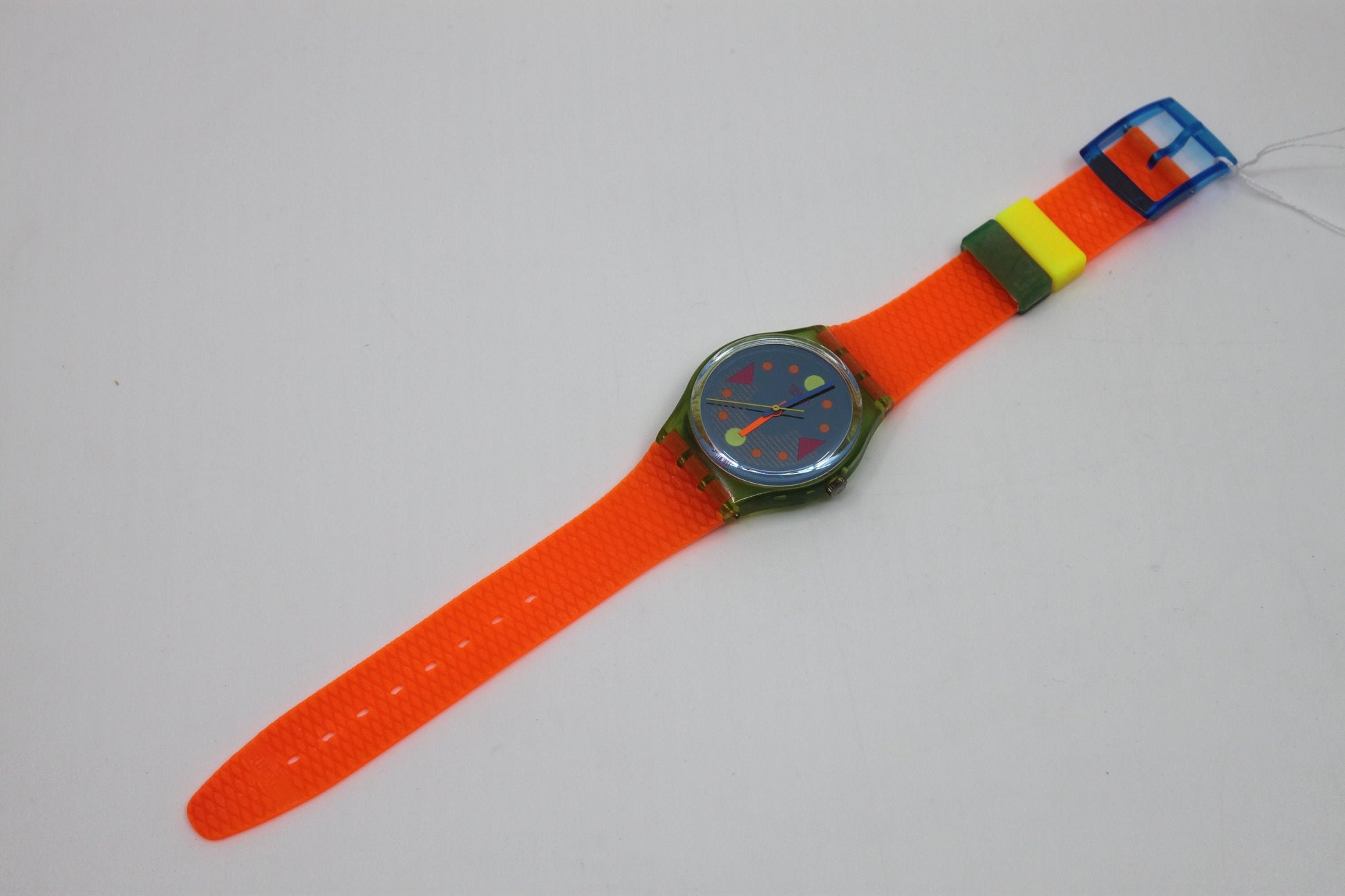 1991 Vintage Gents Swatch 'Tour' GL102, UNUSED and NEW old stock with original, NEW strap
