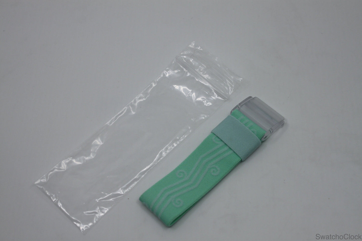 1992 NEW OLD STOCK Vintage Pop Swatch Strap, 'Mint Sea', PWB166, PopSwatch, very rare