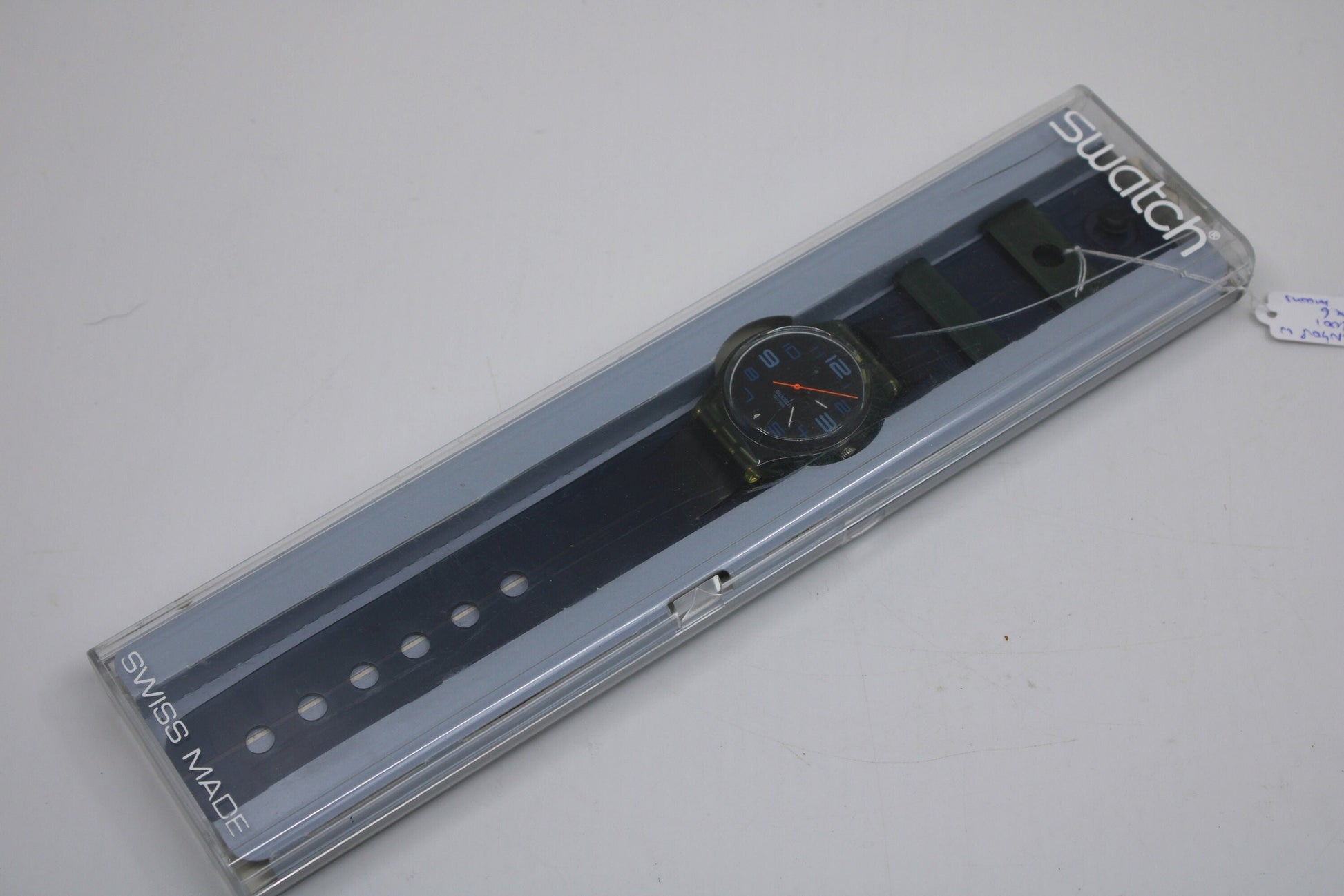 2001 Vintage Gents Swatch, 'The 6 Moons', GN408, NEW and UNWORN, working 100% nice vintage Swatch watch, Special Strap