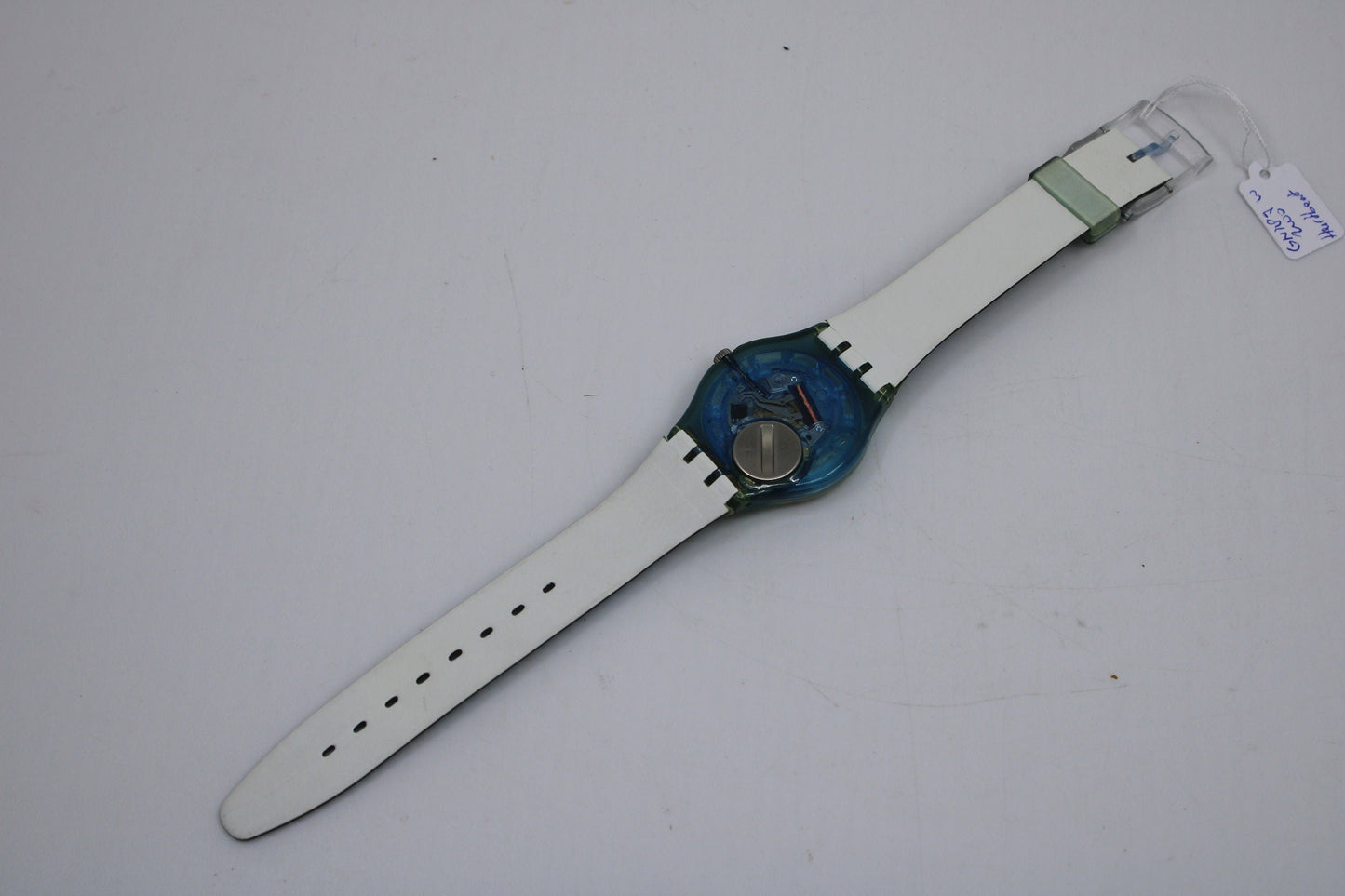2000 Vintage Gents Valentines Swatch, 'Heartbeat', GN187, NEW and UNWORN, working 100% nice early vintage Swatch watch, strapholder broken