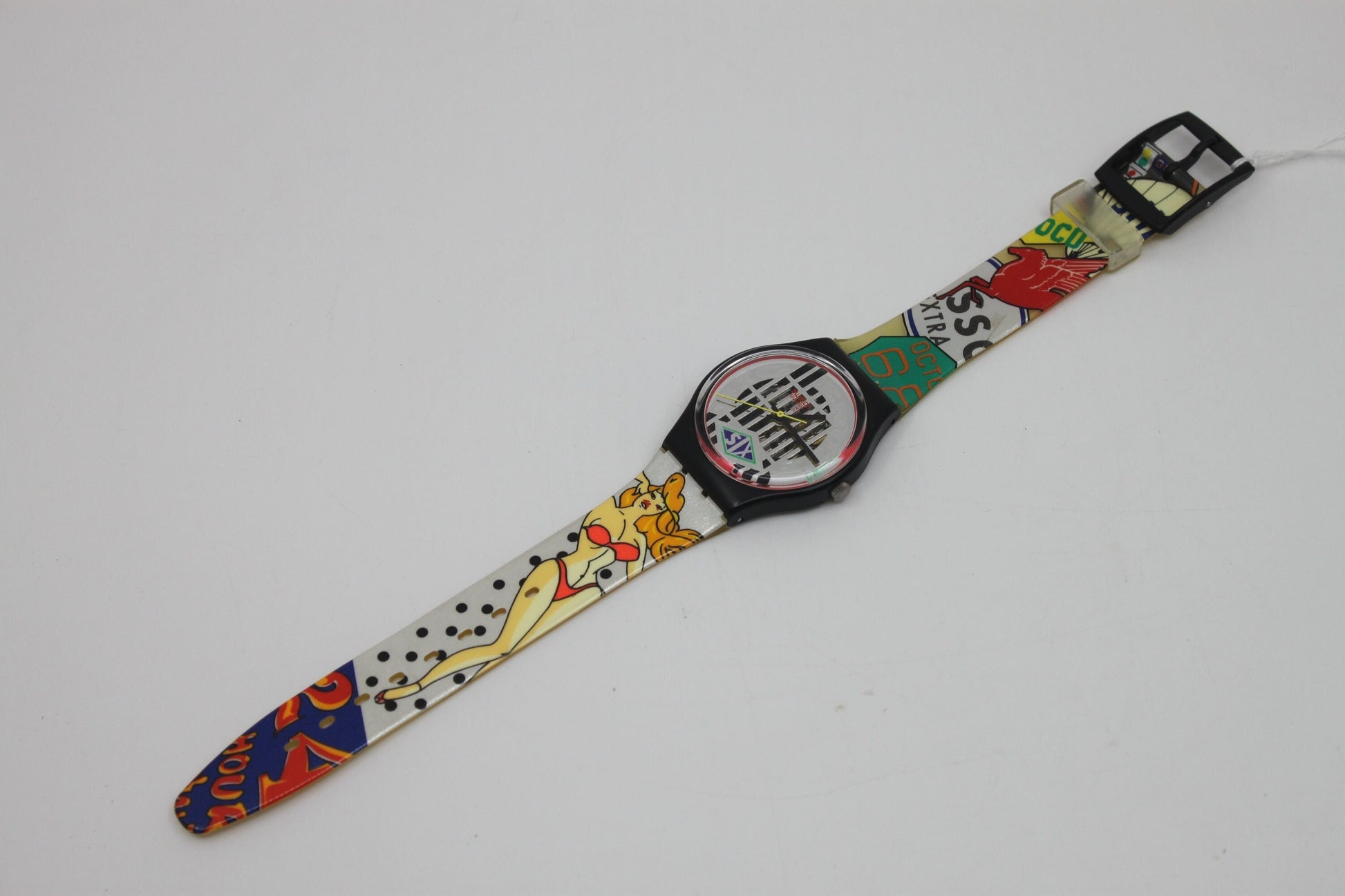 1993 NEW OLD STOCK 'Big Enuff', GB151, working 100% nice early 90s vintage Swatch watch