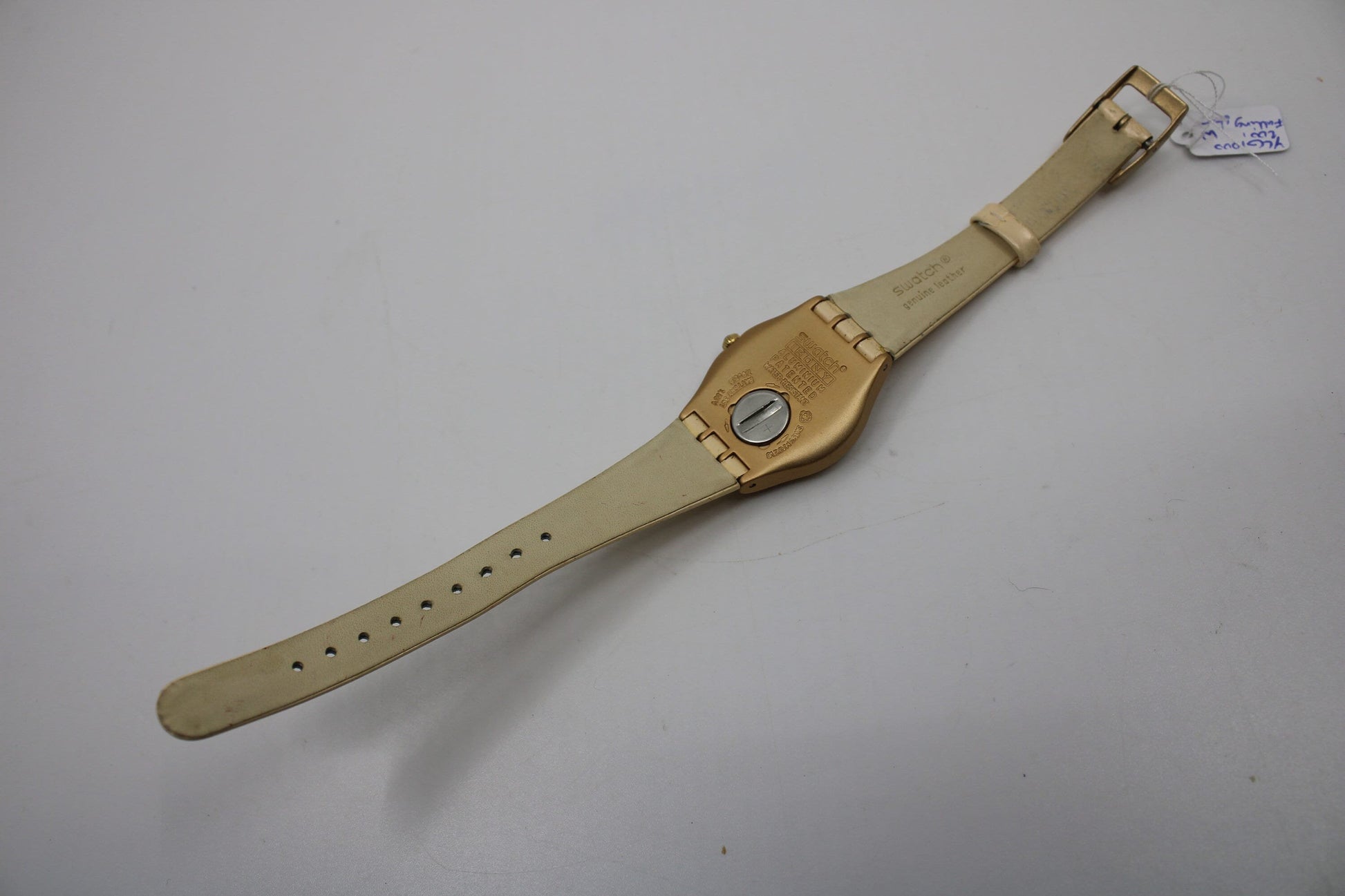 2001, Swatch Irony, 'Falling Star Gold' YCG1000, No Box, Original Strap, Working 100%