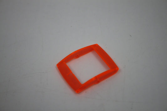 1990s, Vintage Original Swatch Buckle ONLY, for NEW GENTS, Translucent Translucent Orange, Inside width 20mm
