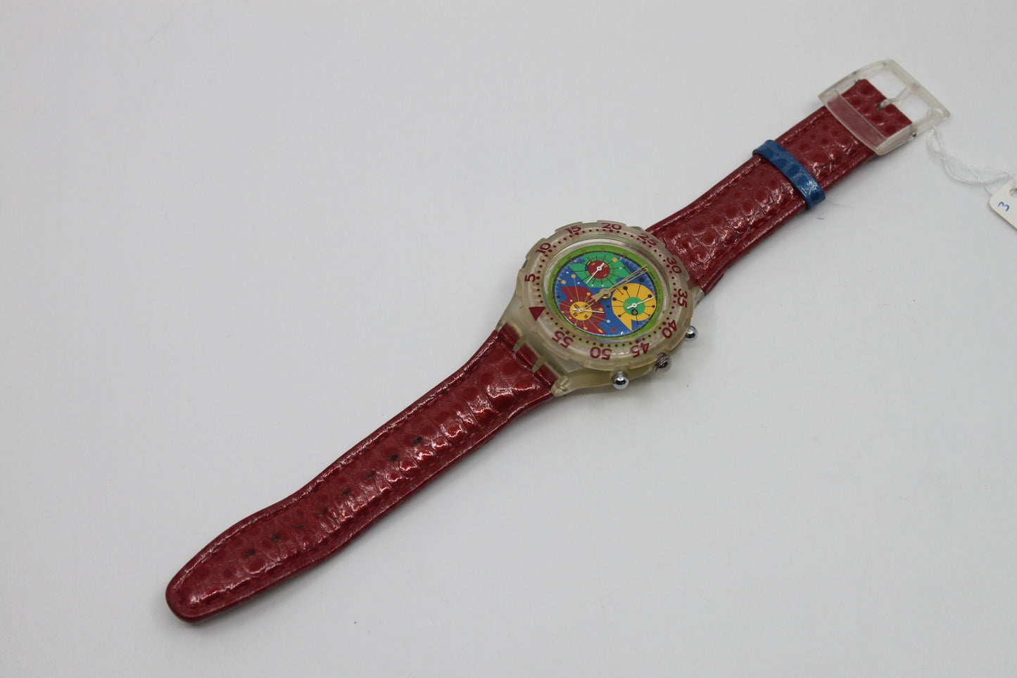 1994 Vintage Swatch Aqua-Chrono Scuba 'Lillibeth' SBK104, nice condition, working 100%