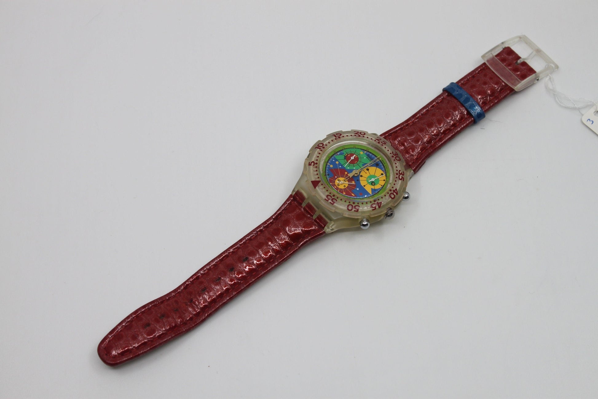 1994 Vintage Swatch Aqua-Chrono Scuba 'Lillibeth' SBK104, nice condition, working 100%