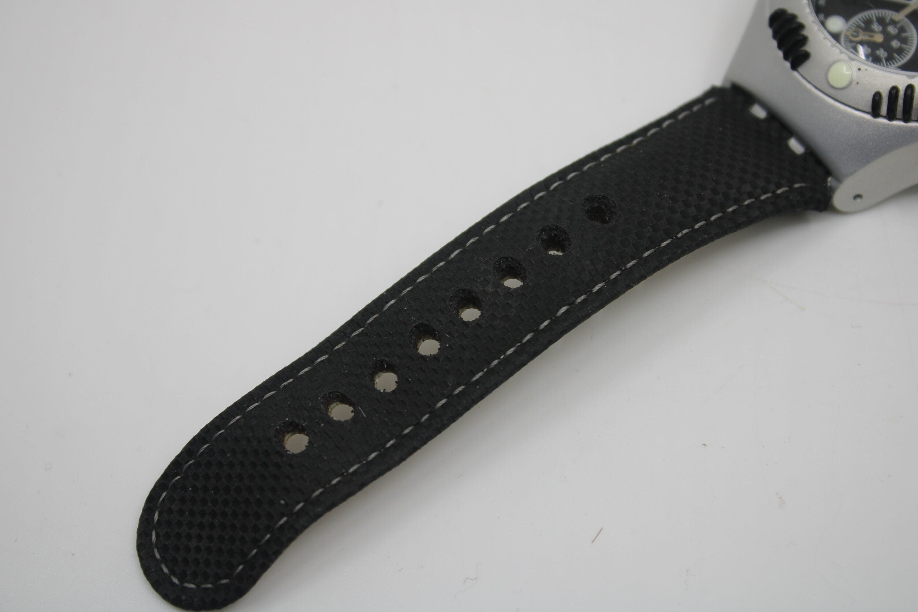 2000 Vintage MINT Swatch Irony Scuba 200 Chrono 'Black Russian