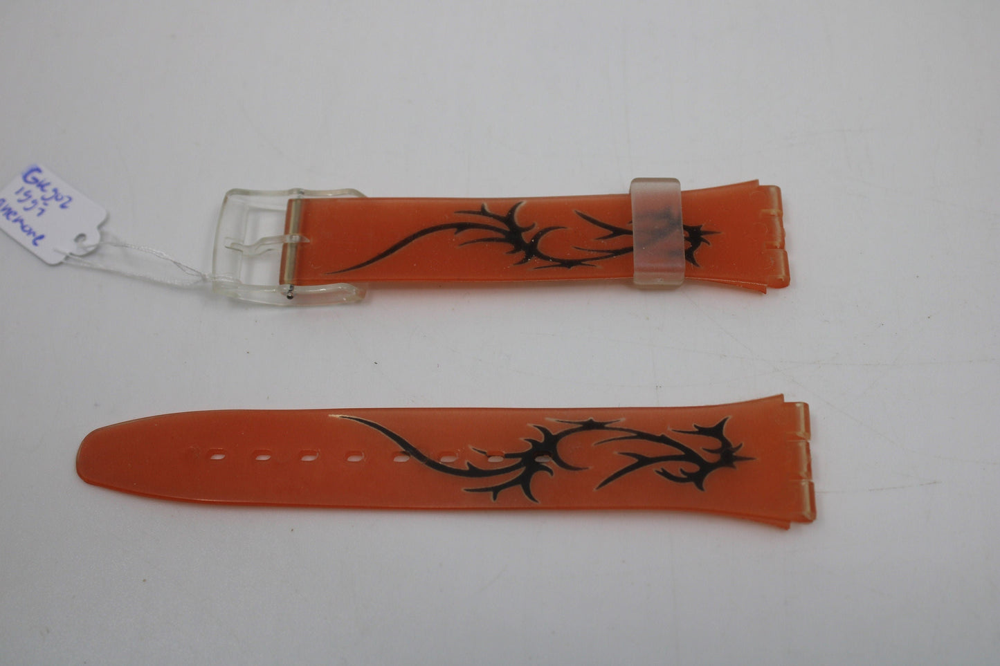 1997, Vintage Swatch Strap, 'Anemone', GK902, 17mm, Gents, New Old Stock