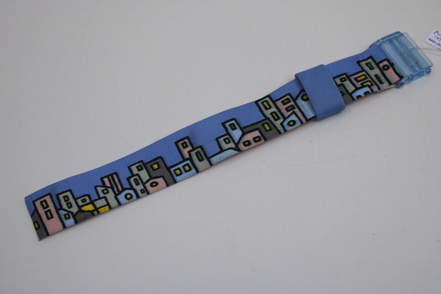 1993 Vintage Pop Swatch Strap, 'Kashbahnight', PWN112, PopSwatch, Unused, NEW OLD STOCK