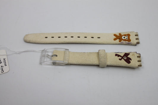 2009, Vintage Swatch Strap, 'Cozy but nozy' LK275, Ladies, New Old Stock