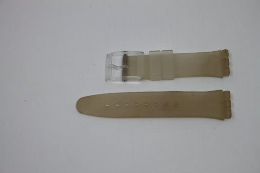 1997, Vintage Swatch Strap, 'Cartographic', SBK113, Aqua Chrono, 19mm, NEW OLD STOCK, Never Used