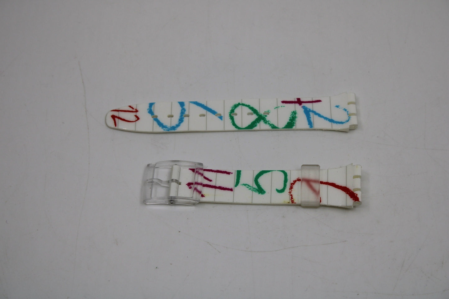 Vintage Swatch Strap, 'at School', GE167, 17mm, Gents, New Old Stock