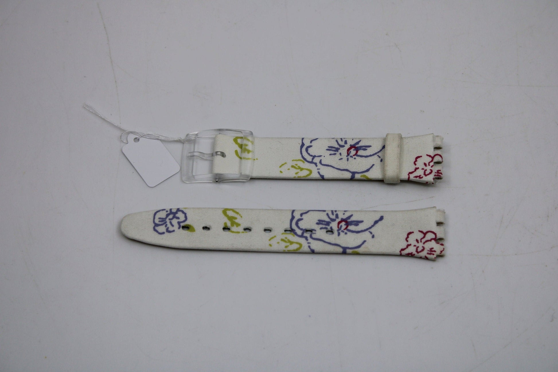 Vintage Swatch Skin Strap, 'Spring Garden', SFK224, New Old Stock, never worn