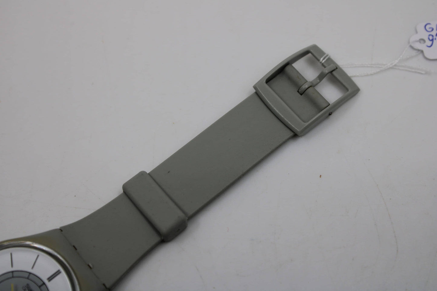 1984, SECOND YEAR Swatch, Gents, 'Grey Markers', GM400, Near Mint Condition, 100% working, Original Strap