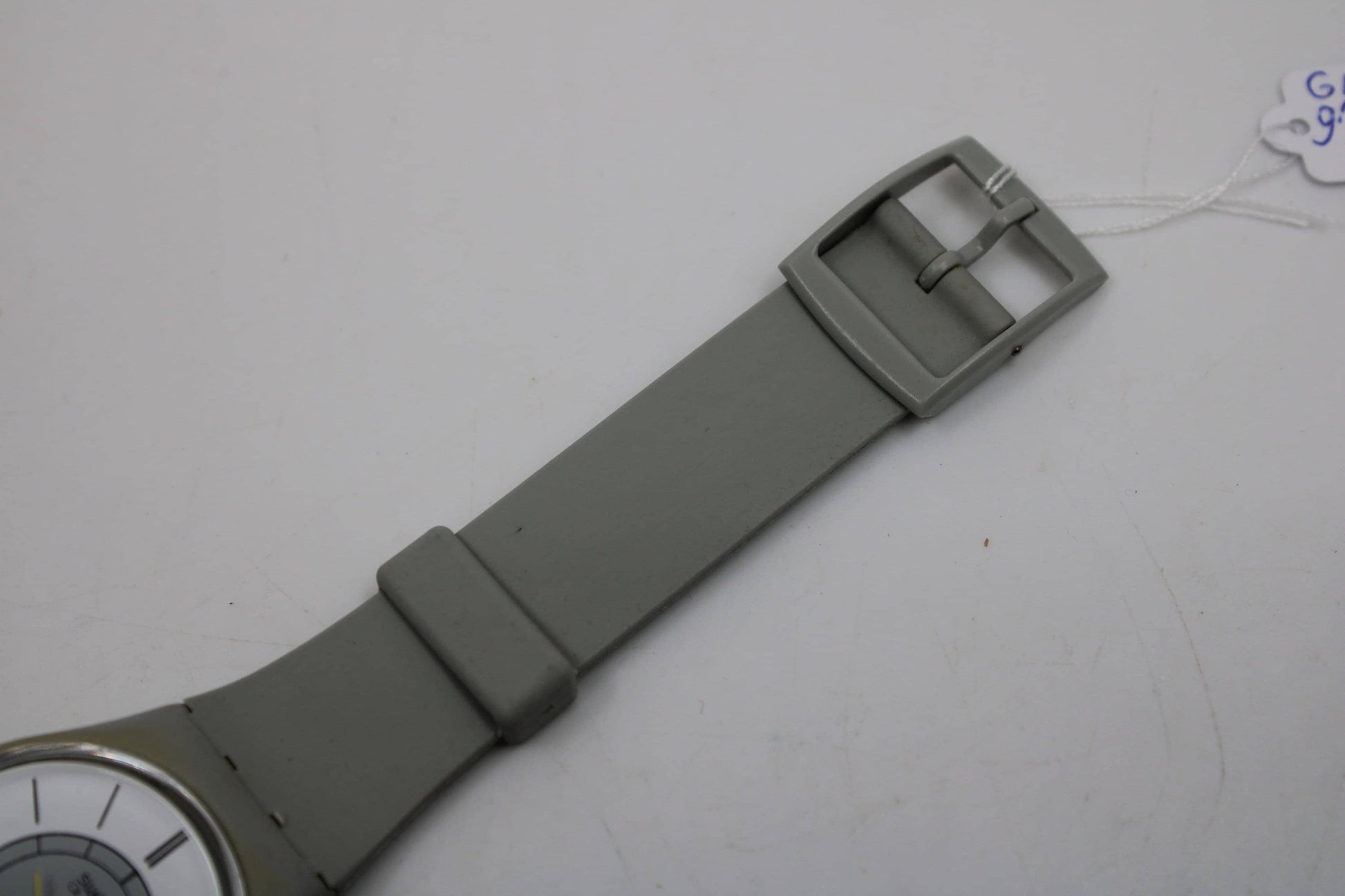 1984, SECOND YEAR Swatch, Gents, 'Grey Markers', GM400, Near Mint Condition, 100% working, Original Strap