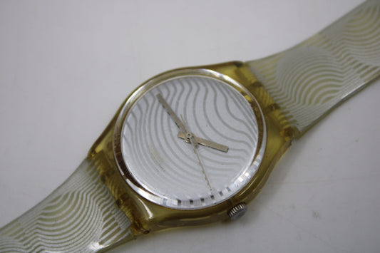 1996 Vintage Gents Swatch 'Keret' by Victor Vasareli GK231, in good, original condition, working 100% Original Very Good Strap