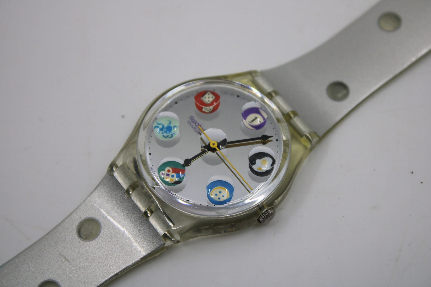 1996, Swatch, Gents, 'Lens Heaven', GK214, MINT possibly NEW and Unworn Condition, 100% working, original undamaged strap